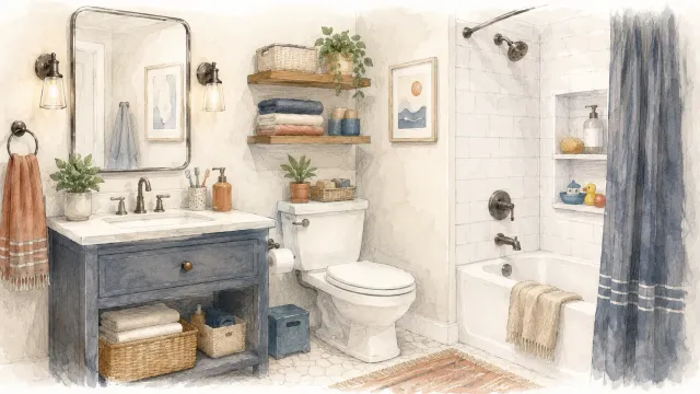 4 Space Optimizing Floor Plans for a 5x8 Bathroom Remodel