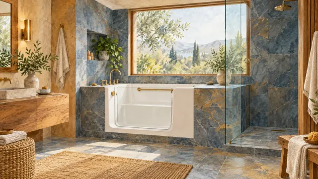 9 Ideas to Integrate an Accessible Walk-In Tub into a Luxury Spa Bathroom