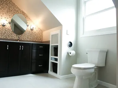 Lakeville Primary Bathroom Remodel with Mosaic Tile Wall – photo 13