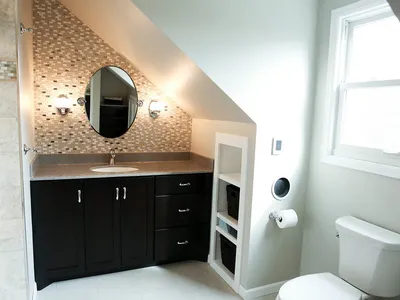 Lakeville Primary Bathroom Remodel with Mosaic Tile Wall – photo 1
