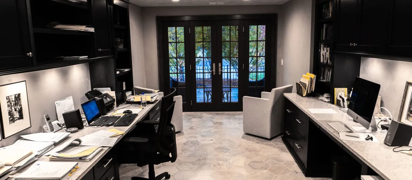 Office & Bathroom Remodel in St. Paul