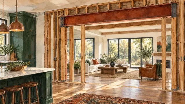 Load-Bearing or Not: A Homeowner's Guide to Open Concept Dream Planning