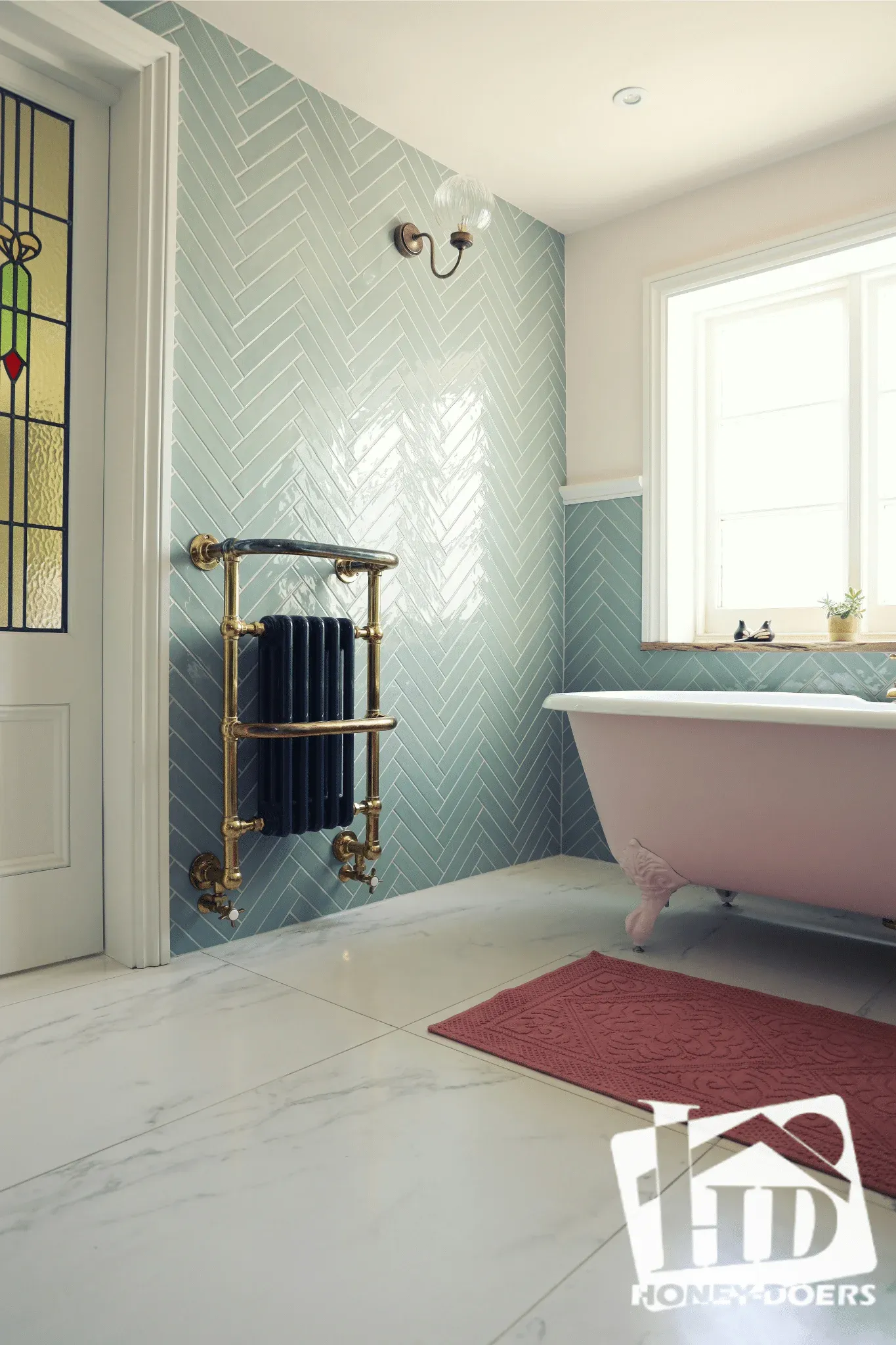 Twin cities bathroom floor remodel