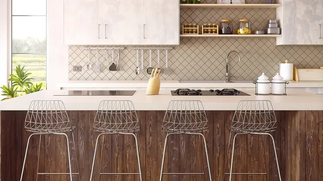 Three Tone Kitchen Cabinet Design Ideas