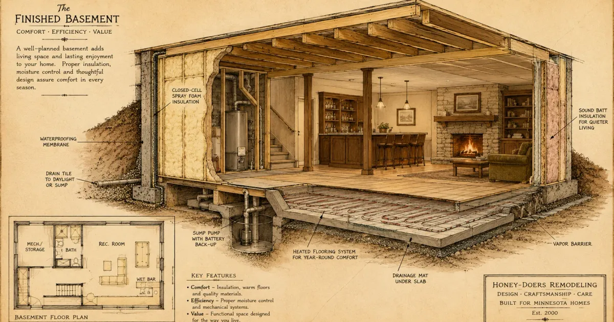 Planning Advice: Preparing for a Basement Remodel