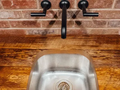 Burnsville Basement Remodel with Barnwood Bar – photo 11