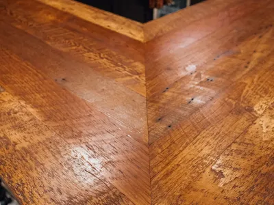 Burnsville Basement Remodel with Barnwood Bar – photo 14