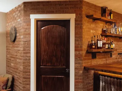 Burnsville Basement Remodel with Barnwood Bar – photo 15