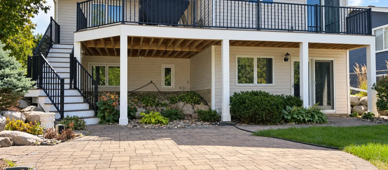 Eagan Deck Remodel with Helical Footing