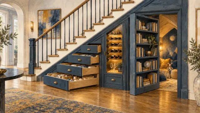 Hidden Storage: Six Ideas to Transform the Space Under Your Stairs