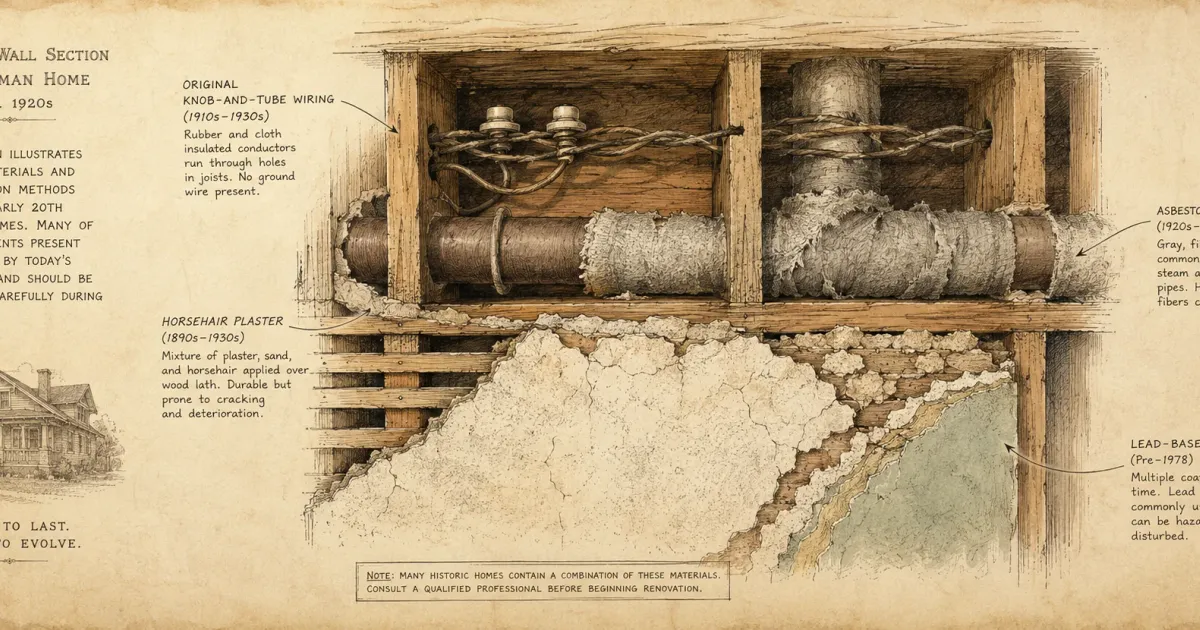 Asbestos, Lead, and Knob-and-Tube: A Homeowner's Safety Guide to Historic Remodeling