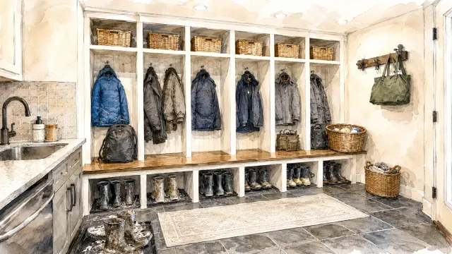 How to Design a Modern Mudroom for Minnesota Salt and Slush
