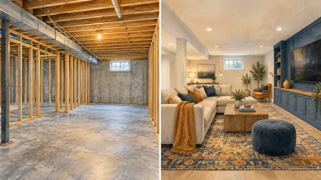 How to Finish an Unfinished Basement Right