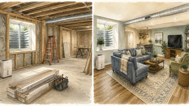 How to Finish an Unfinished Basement Right