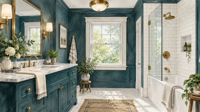 How to Update a Dated Bathroom Without Overdoing It