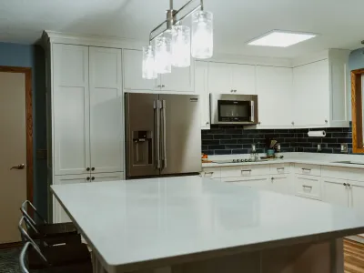 Lakeville Kitchen Remodel with Blue Tile Backsplash – photo 5