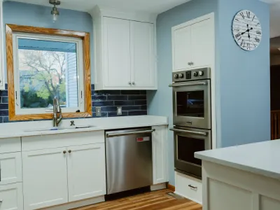Lakeville Kitchen Remodel with Blue Tile Backsplash – photo 6