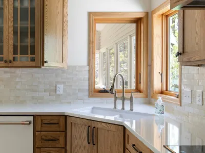 Lakeville Kitchen Remodel with Red Oak Shaker Cabinets – photo 2