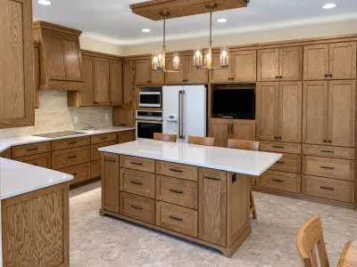 Lakeville Kitchen Remodel with Red Oak Shaker Cabinets – photo 3