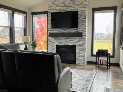 Lakeville 4-Season Porch Addition with Stone Fireplace – photo 3