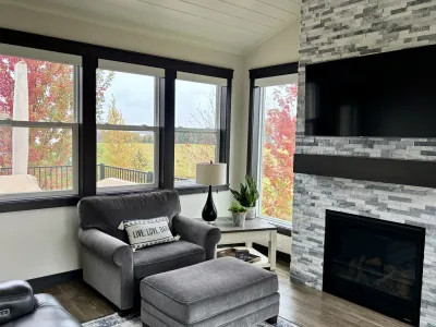 Lakeville 4-Season Porch Addition with Stone Fireplace – photo 4