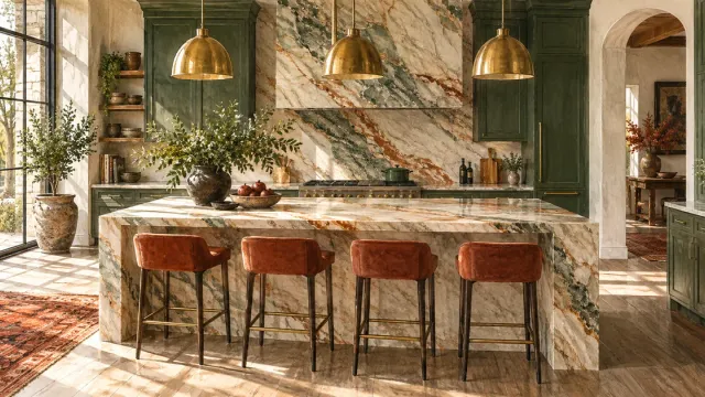 Eight Countertop Trends Defining Luxury Kitchens in 2026