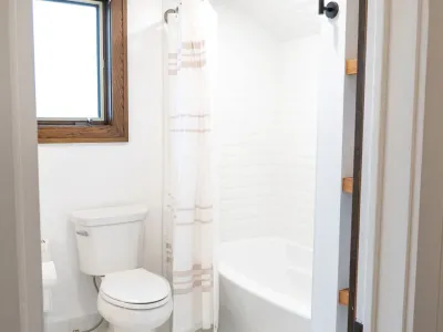 Minneapolis Bathroom Remodel with Hickory Double Vanity – photo 5