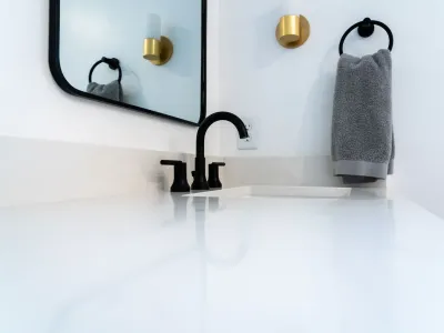 Minneapolis Bathroom Remodel with Hickory Double Vanity – photo 7