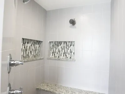 Prior Lake Primary Bathroom Remodel with Marble Hex Tile – photo 5