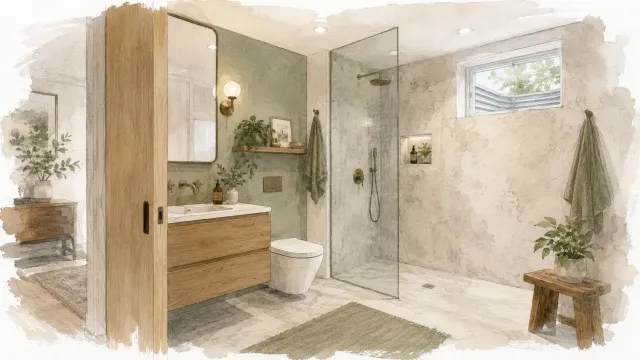 Adding a Bathroom in a Basement or Tight Floorplan