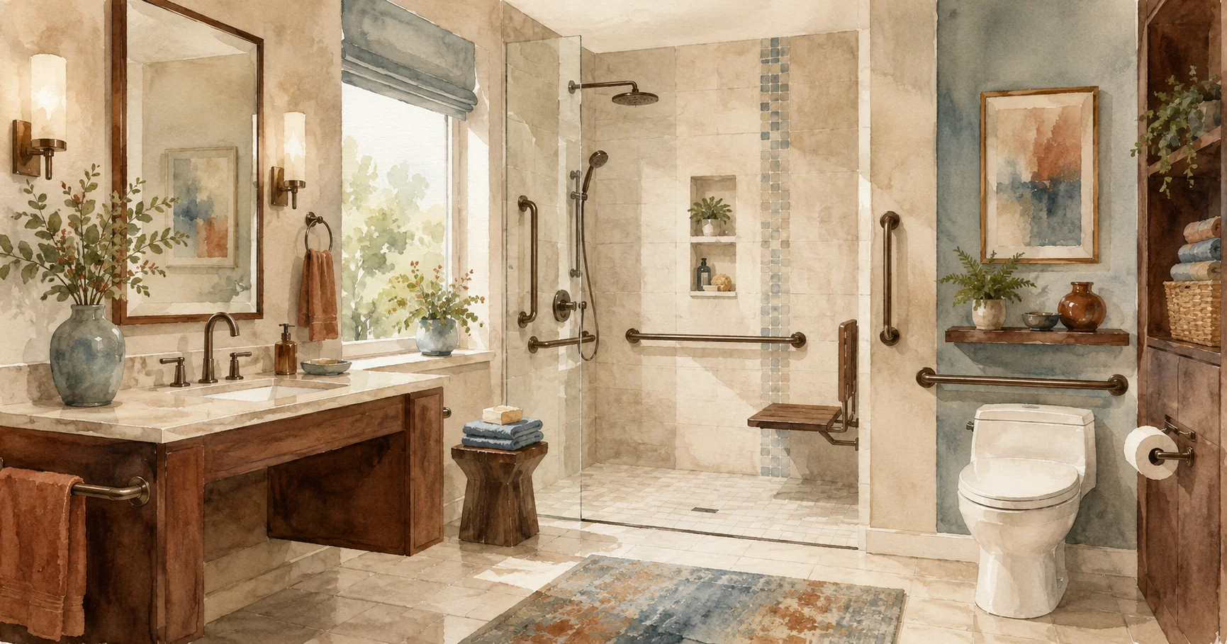 Nine Aging in Place Bathroom Upgrades for Twin Cities Homes