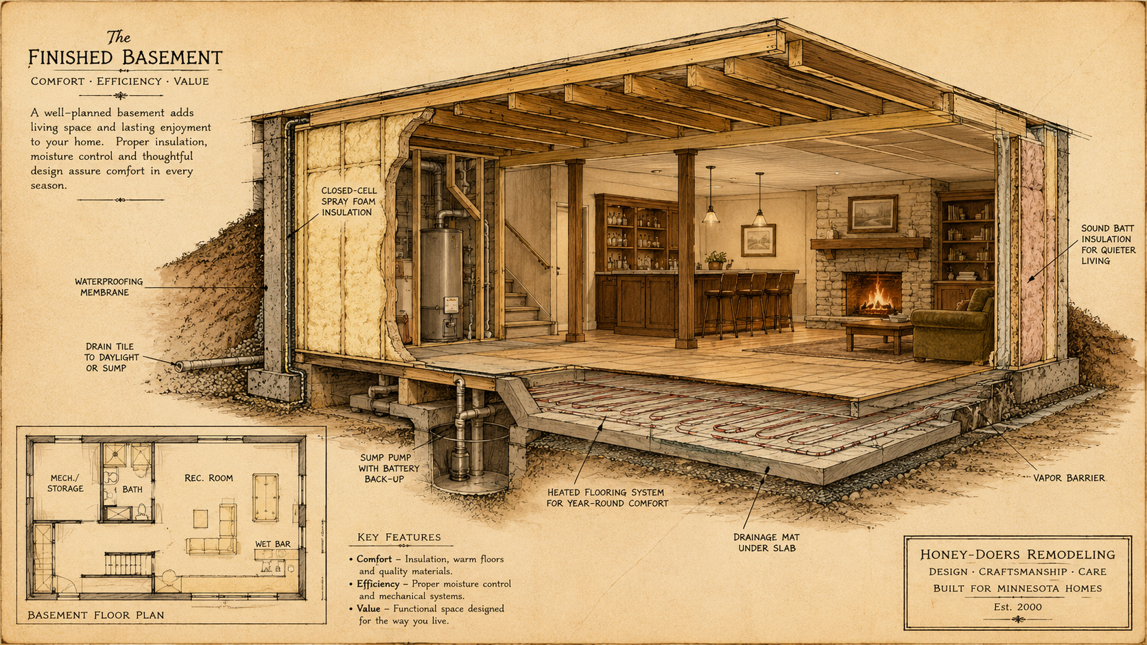 Planning Advice: Preparing for a Basement Remodel