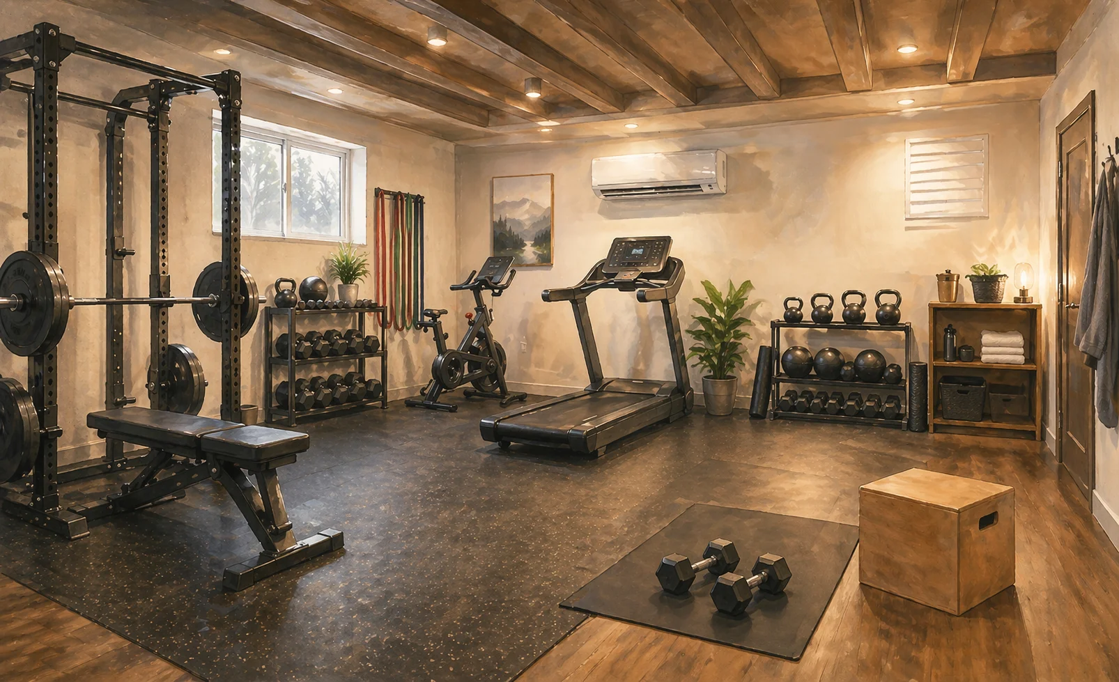 Home Gym Design: A Guide to Choosing Flooring and Ventilation for Indoor Workouts