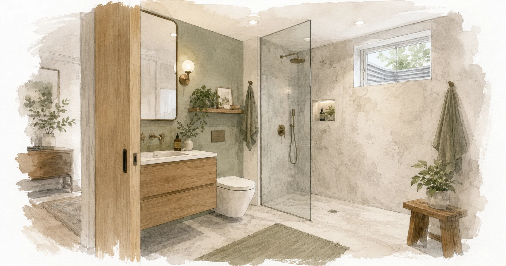 Adding a Bathroom in a Basement or Tight Floorplan