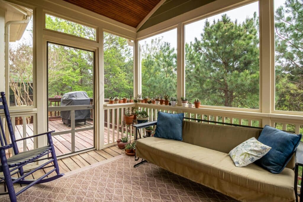 deck to porch