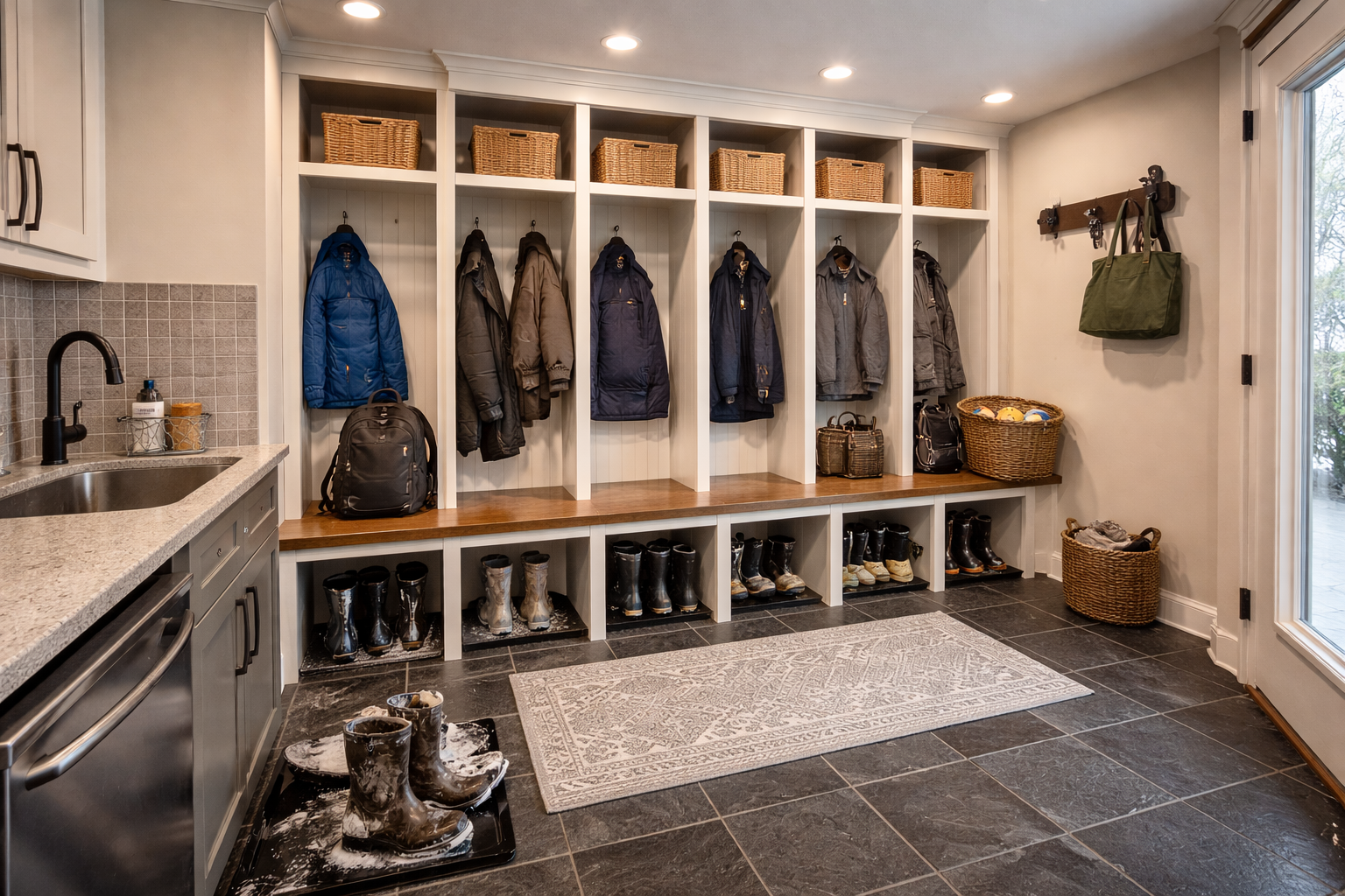 mudroom in Minnesota